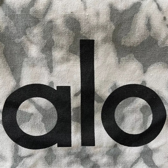 COPY - Alo Gray and White Tote Bag - Picture 2 of 2